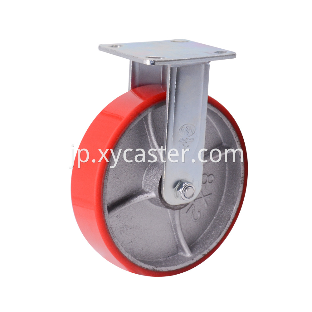 8 Inch Red Caster